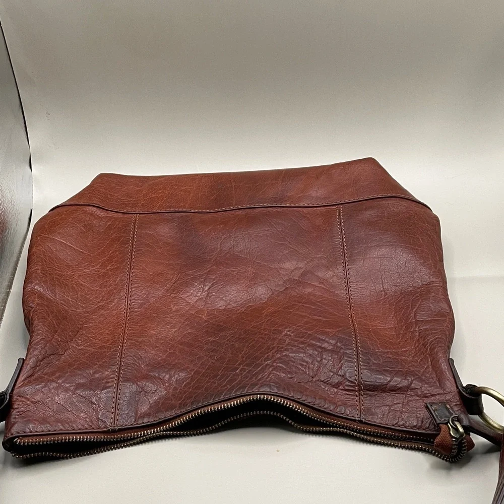 Diba True Substantial Elegant Hearty Brown Leather Shoulder Bag by Diba True